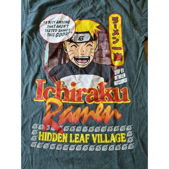 Naruto Shippuden Ichiraku Ramen Ripple Junction Anime Japan T Shirt Large 2002MK - Picture 4 of 7